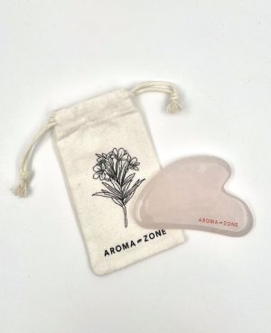 Gua Sha visage quartz rose